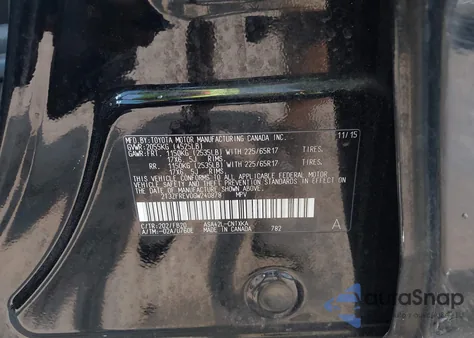 2016 Toyota Rav4 Le z USA, uszkodzony, nr VIN 2T3ZFREV0GW240878